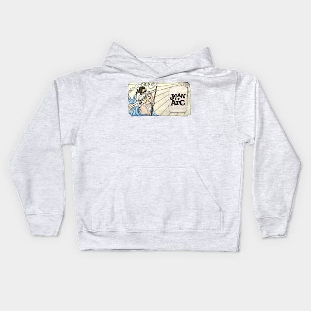 Joan of Arc Kids Hoodie by samuel sisco